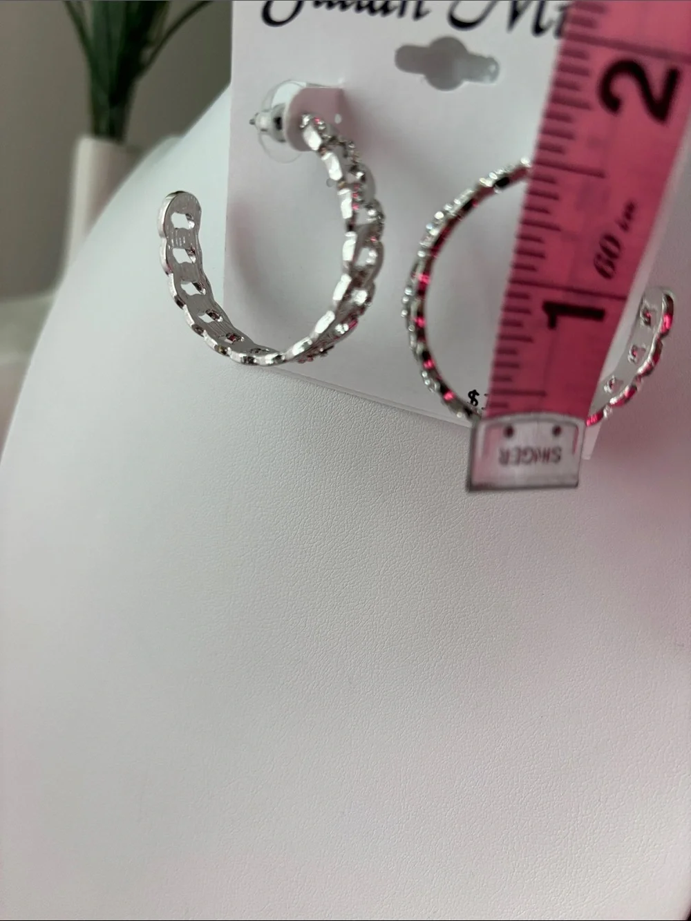 Jillian Michele 3/4 Hoop,chain post ailvertone